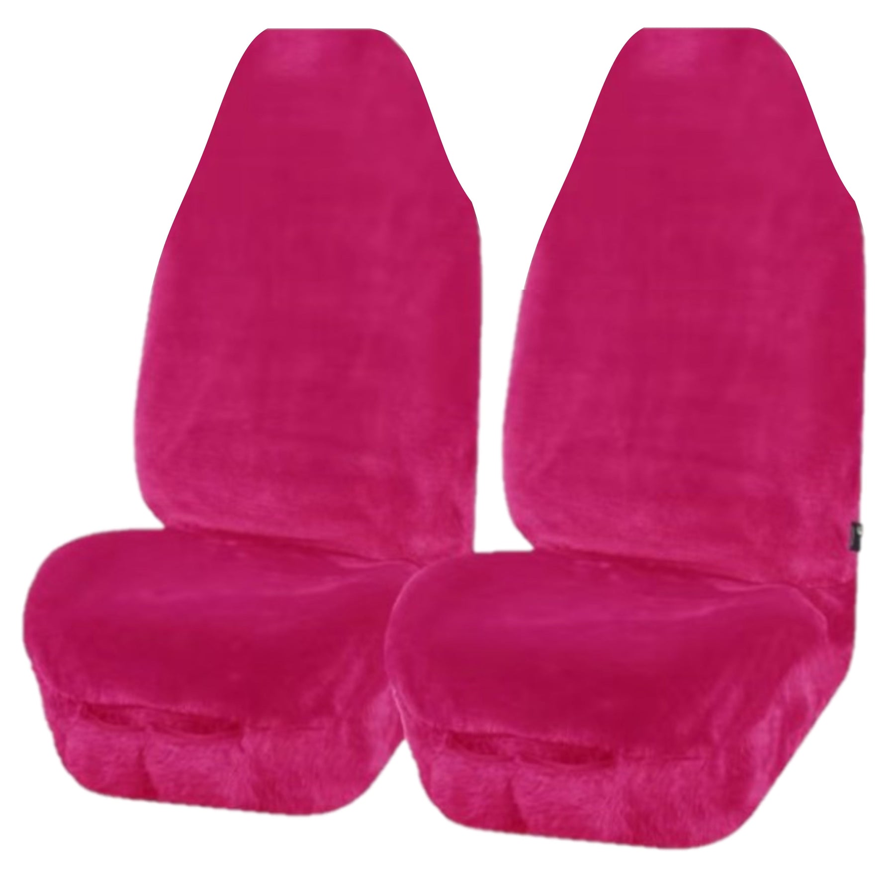 Universal Finesse Faux Fur Seat Covers - 20mm Thick, Soft Minky Fabric, Airbag Compatible - SuperSaverAU - view 1