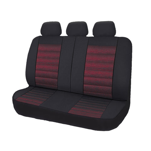 Premium Universal Opulence Red Rear Seat Covers Size 06/08S