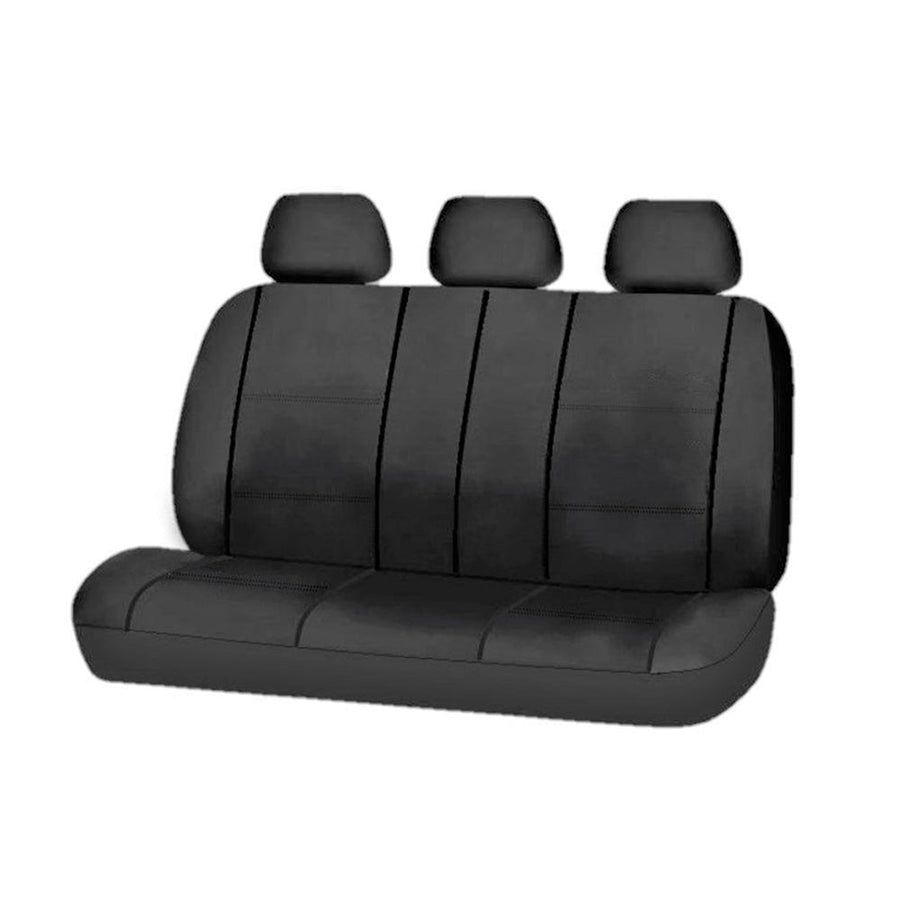 Premium Universal Platinum Grey Rear Seat Covers Size 06/08S