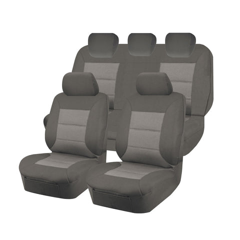 Premium Mazda BT-50 UP Dual Cab Grey Jacquard Seat Covers 2011-2015