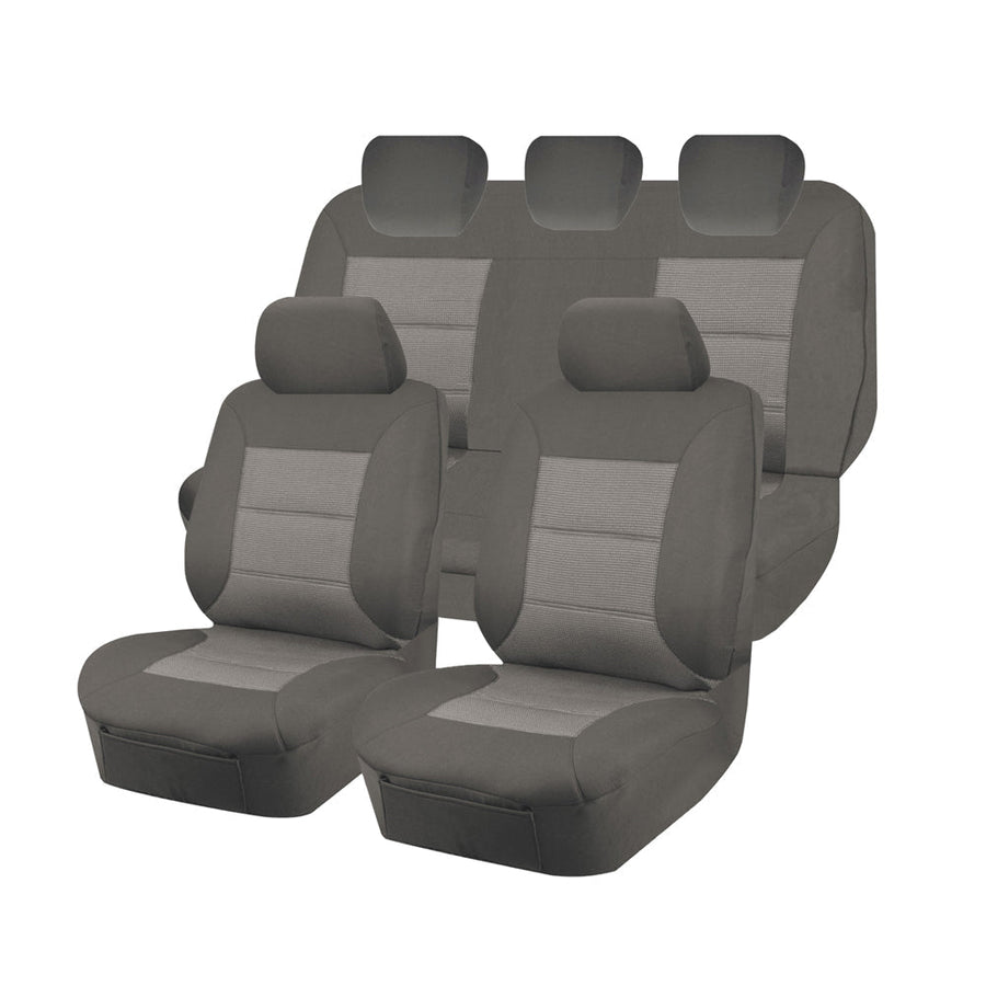 Premium Mazda BT-50 UP Dual Cab Grey Jacquard Seat Covers 2011-2015