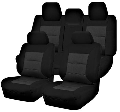 Premium Toyota Camry ASV50R Black Premium Seat Covers 2011-2017