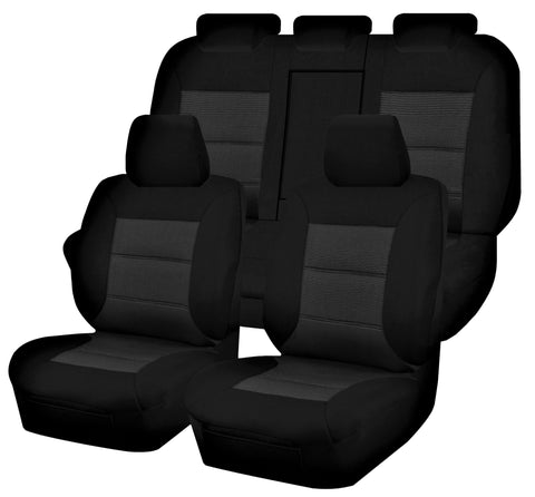 Premium Toyota Corolla ZRE182R Hatch Black Premium Seat Covers 2012-2018