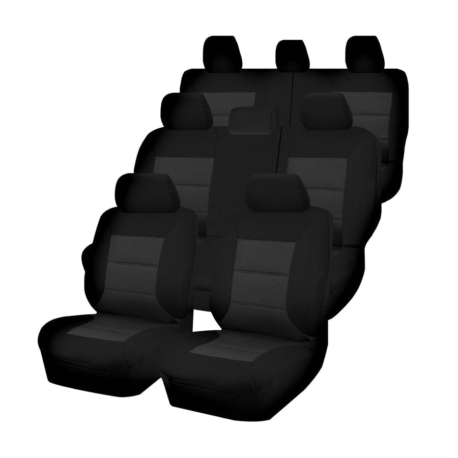 Premium Toyota LandCruiser 200 Series Black Premium Seat Covers 2007-2021