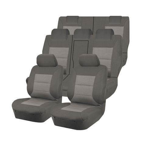 Premium Mitsubishi Outlander 7 Seater Grey Premium Seat Covers 2012-2021