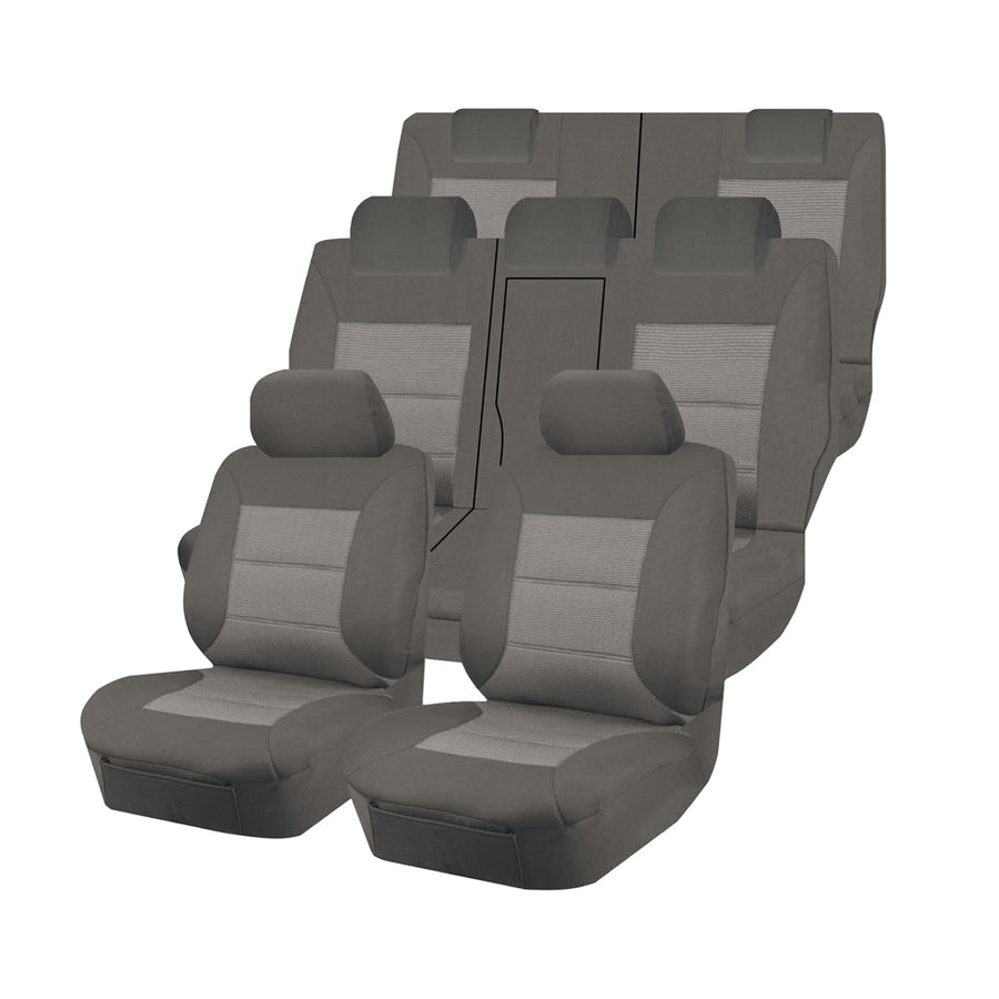 Premium Mitsubishi Outlander 7 Seater Grey Premium Seat Covers 2012-2021