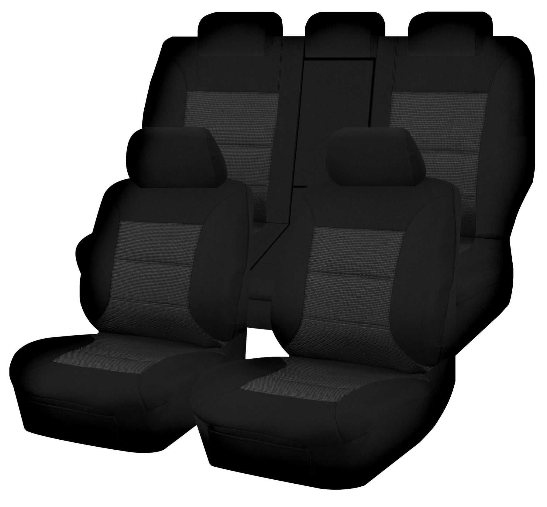 Premium Toyota RAV4 5 Seater Black Premium Seat Covers 2012-2018