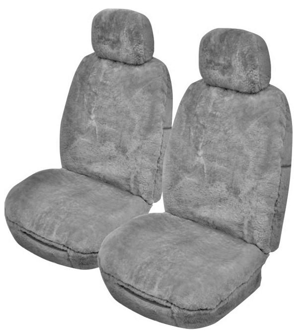 Genuine Australian Sheepskin Softfleece Seat Covers - Universal Size 20mm - SuperSaverAU - view 1
