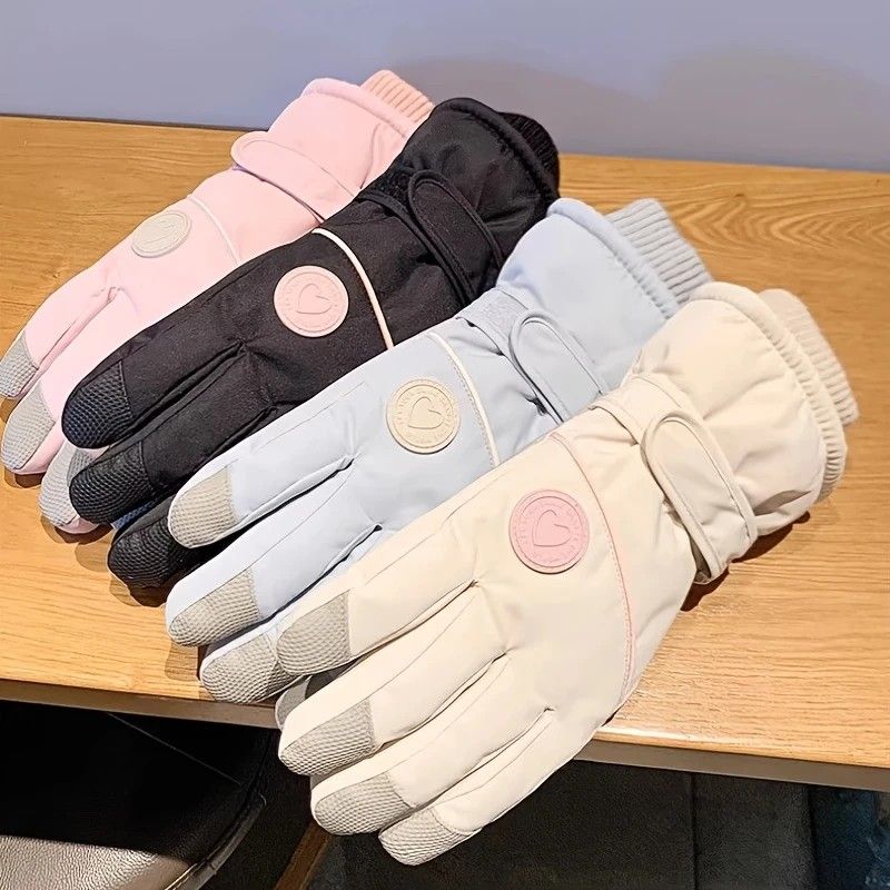 Women's Winter Thick Warm Gloves｜Windproof, Anti-Slip, Touchscreen, Suitable for Skiing, Cycling, and Electric Scooters(BLUE) - SuperSaverAU - view 12