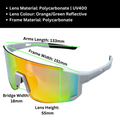 Sportiq Velocity Prism UV400 Performance Sunglasses with Case