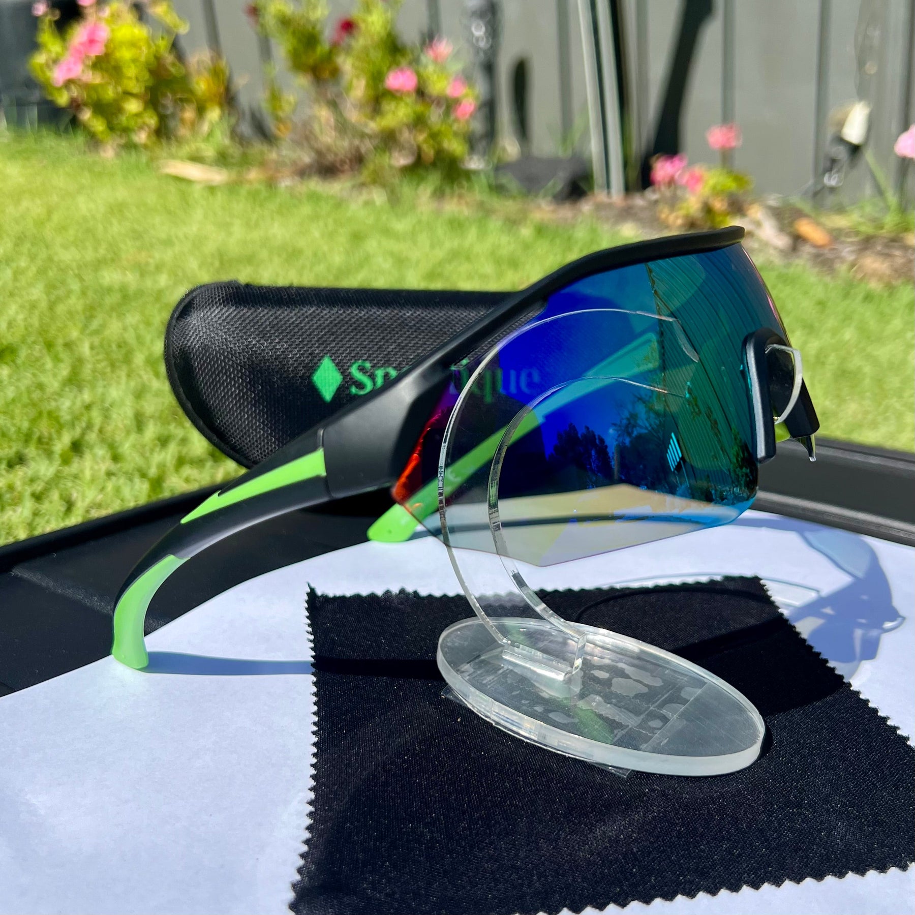 Sportiq ClarityX Emerald Polarised UV400 Sport Sunglasses