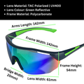 Sportiq ClarityX Emerald Polarised UV400 Sport Sunglasses