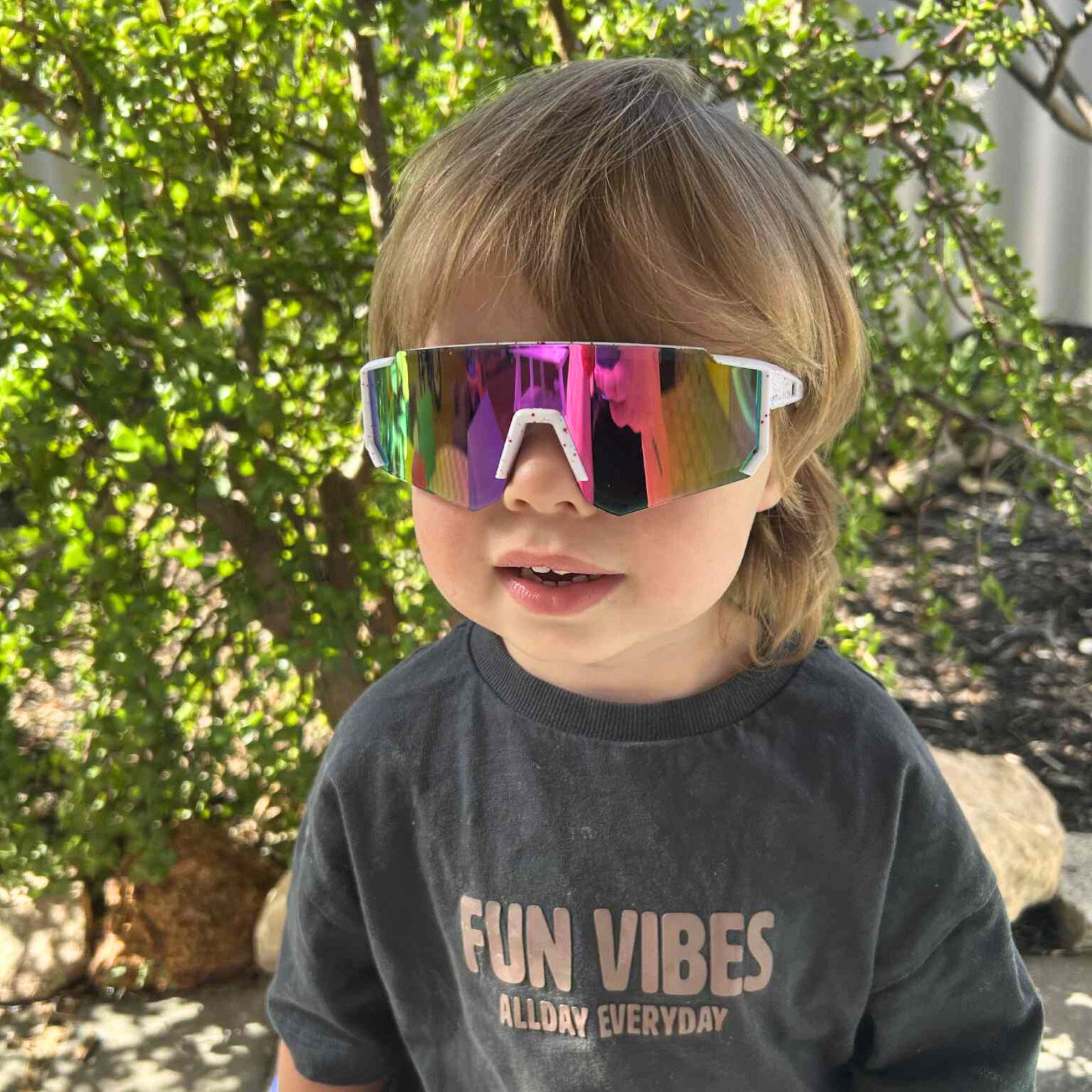 Sportiq JNR Berry Pink Kids UV400 Sport Sunglasses with Case