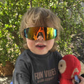 Sportiq JNR Crimson Onyx Kids UV400 Sport Sunglasses with Case