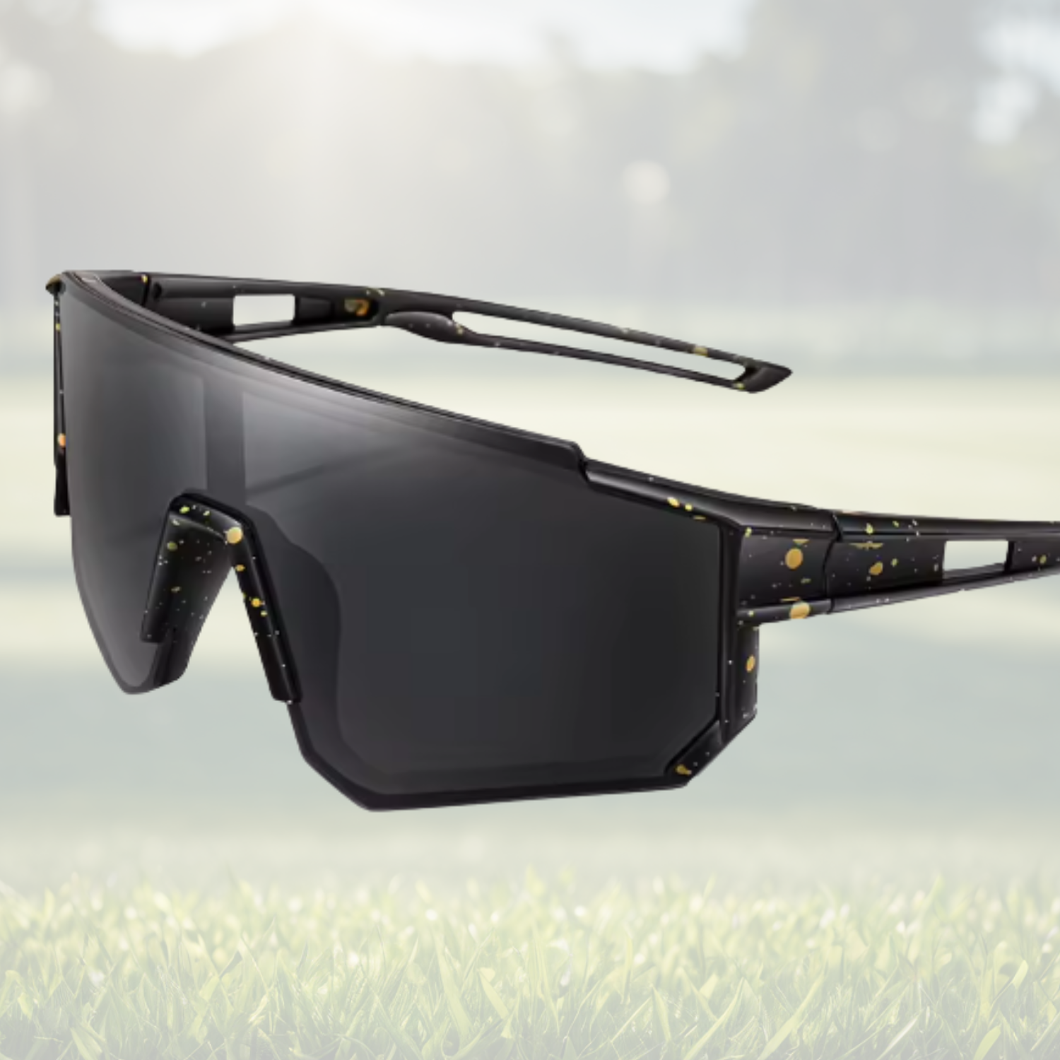 Sportiq JNR Jet Black Kids UV400 Sport Sunglasses with Case