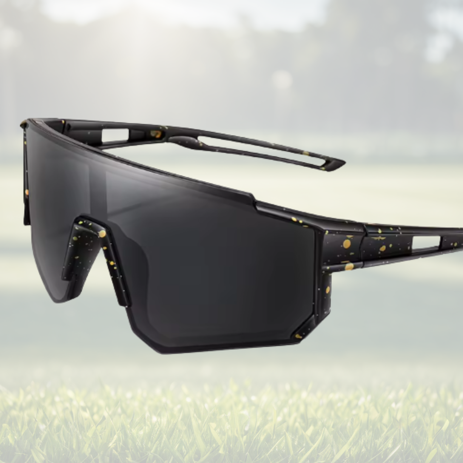 Sportiq JNR Jet Black Kids UV400 Sport Sunglasses with Case