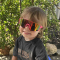 Sportiq JNR Rose Red Kids UV400 Sport Sunglasses with Case
