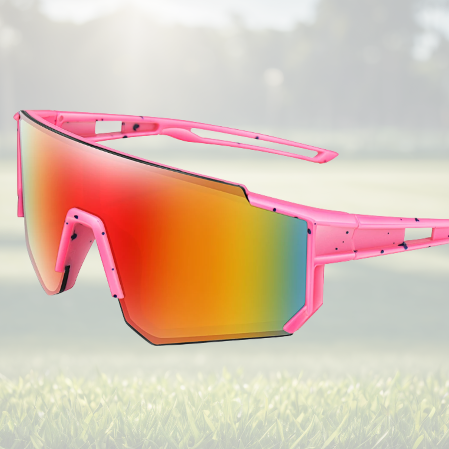 Sportiq JNR Rose Red Kids UV400 Sport Sunglasses with Case