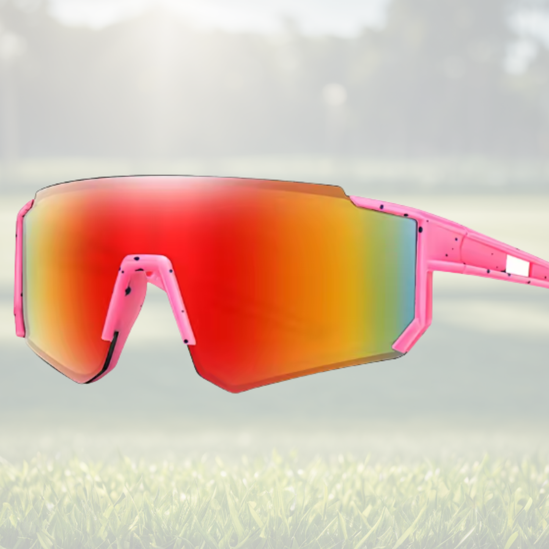 Sportiq JNR Rose Red Kids UV400 Sport Sunglasses with Case