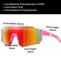 Sportiq JNR Rose Red Kids UV400 Sport Sunglasses with Case