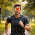 Sportiq Paragon Ember Polarised Semi-Frameless Sunglasses UV400