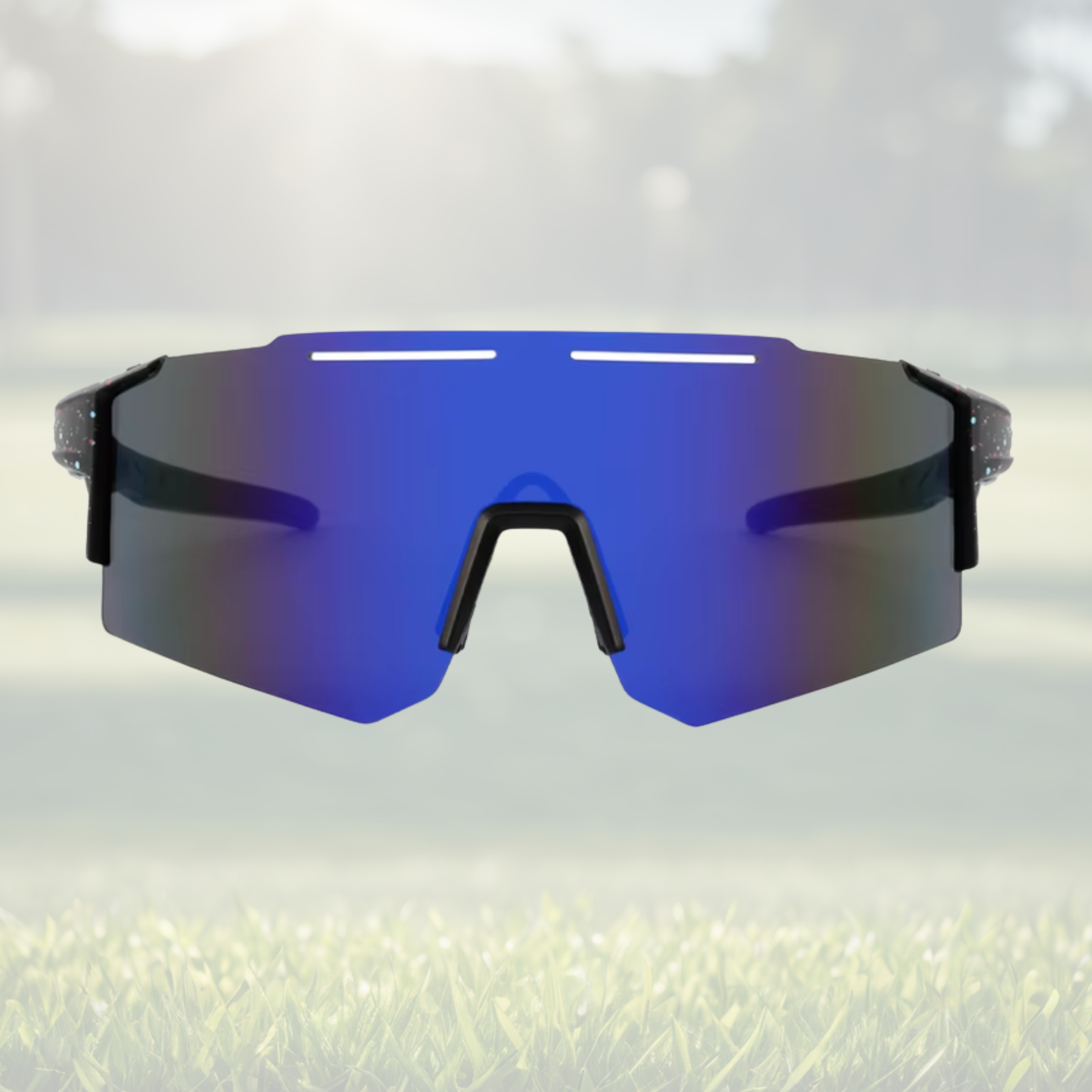 Sportiq Paragon Navy Polarised Semi-Frameless Sunglasses UV400