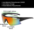 Sportiq Vector Eclipse UV400 Sport Sunglasses with Wraparound Lens