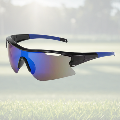Sportiq Vector Tempest UV400 Sport Sunglasses with Blue Reflective Lens