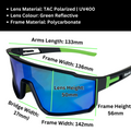 Sportiq VividShield Razorleaf Polarised UV400 Sport Sunglasses