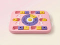 Interactive Dog Puzzle Toy – Slow Feeder & Treat Dispenser-Pink - SuperSaverAU - view 3