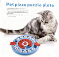 Pizza Puzzle Treat Toy for Dogs & Cats – Interactive Slow Feeder-Blue - SuperSaverAU - view 3