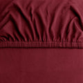 Hotel Quality 2 Piece Red Microfiber Fitted Sheet Set - King