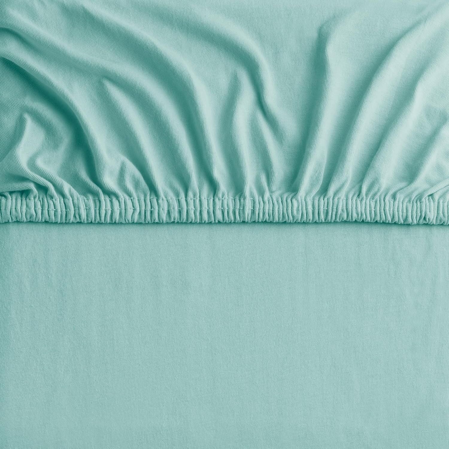 Hotel Quality 2 Piece Ice Blue Microfiber Fitted Sheet Set - King Single