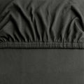 Hotel Quality 2 Piece Dark Gray Microfiber Fitted Sheet Set - King Single