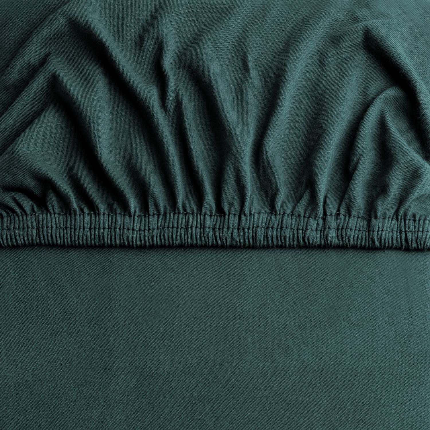 Hotel Quality 2 Piece Biscay Blue Microfiber Fitted Sheet Set - King Single