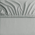 Hotel Quality 2 Piece Silver Gray Microfiber Fitted Sheet Set - King Single