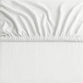 Hotel Quality 2 Piece White Microfiber Fitted Sheet Set - Queen