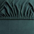 Hotel Quality 2 Piece Biscay Blue Microfiber Fitted Sheet Set - Super King