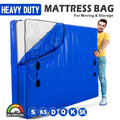 Premium Heavy Duty Waterproof Mattress Bag – Double, 200GSM PE Woven with 8 Handles