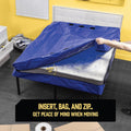Premium Heavy Duty Waterproof Mattress Bag – Super King, 200GSM PE Woven with 8 Handles
