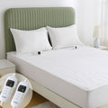 Premium Super King Electric Heated Mattress Pad Dual Control 9 Heat Settings