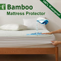 Premium Bamboo Waterproof Mattress Protector – King Single Green, 40cm Deep Pocket TPU Layer
