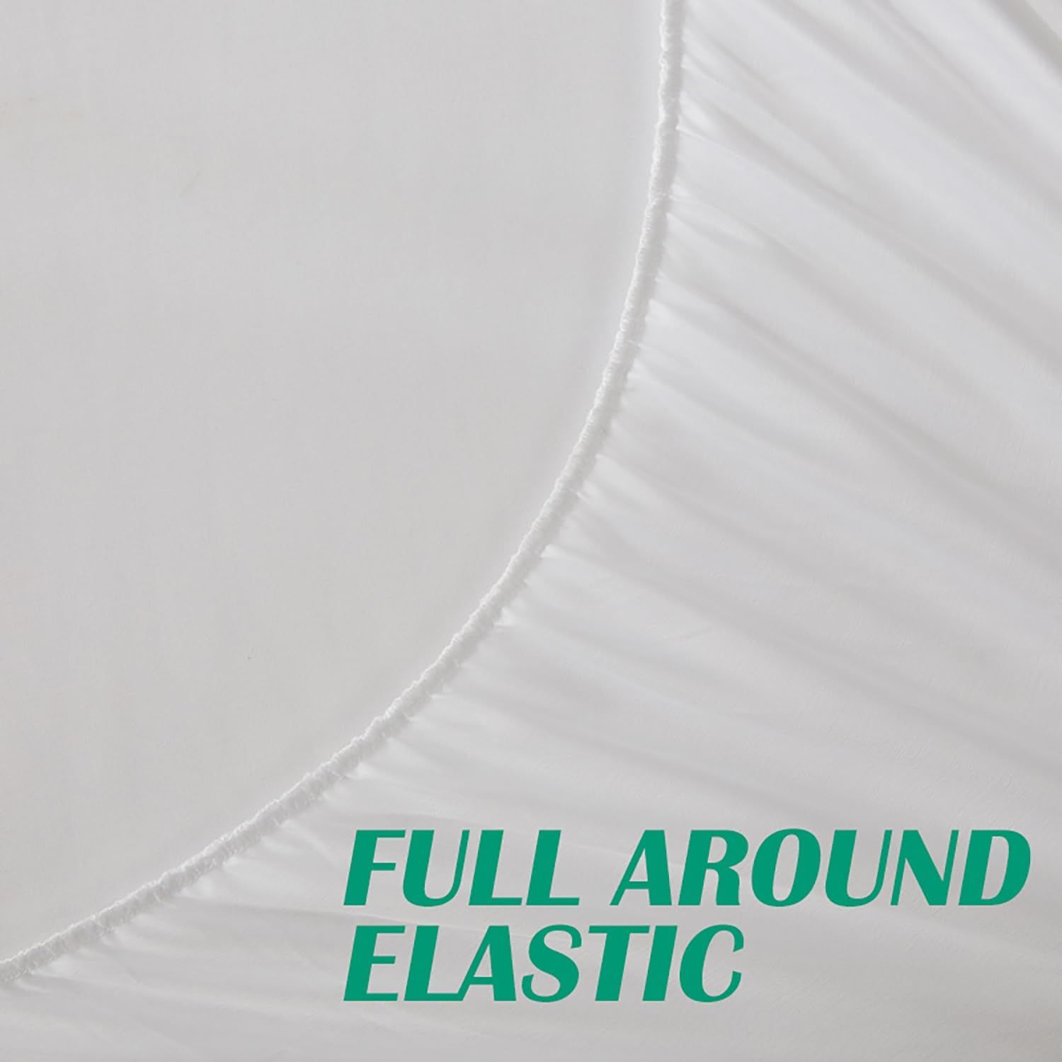 Premium Bamboo Waterproof Mattress Protector – Super King Green, 40cm Deep Pocket TPU Layer