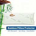 Premium Waterproof Bamboo Body Pillow Protector – Green 50 x 150cm, Zippered TPU Backing
