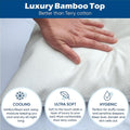 Premium Waterproof Bamboo Body Pillow Protector – Green 50 x 150cm, Zippered TPU Backing
