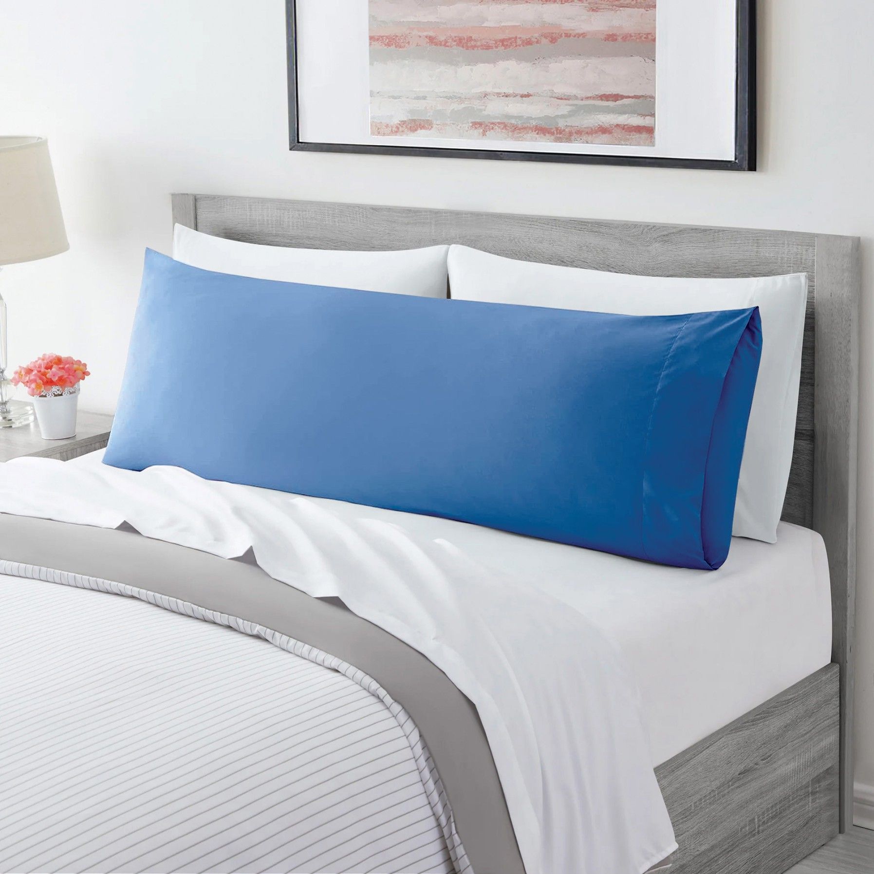 Premium 50 x 150cm Microfiber Body Pillow Cover – Ocean, 4-Way Stretch Envelope Closure