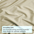 Hotel Quality 1 Piece Cream White Microfiber 40cm Deep Pocket Fitted Sheet - Double