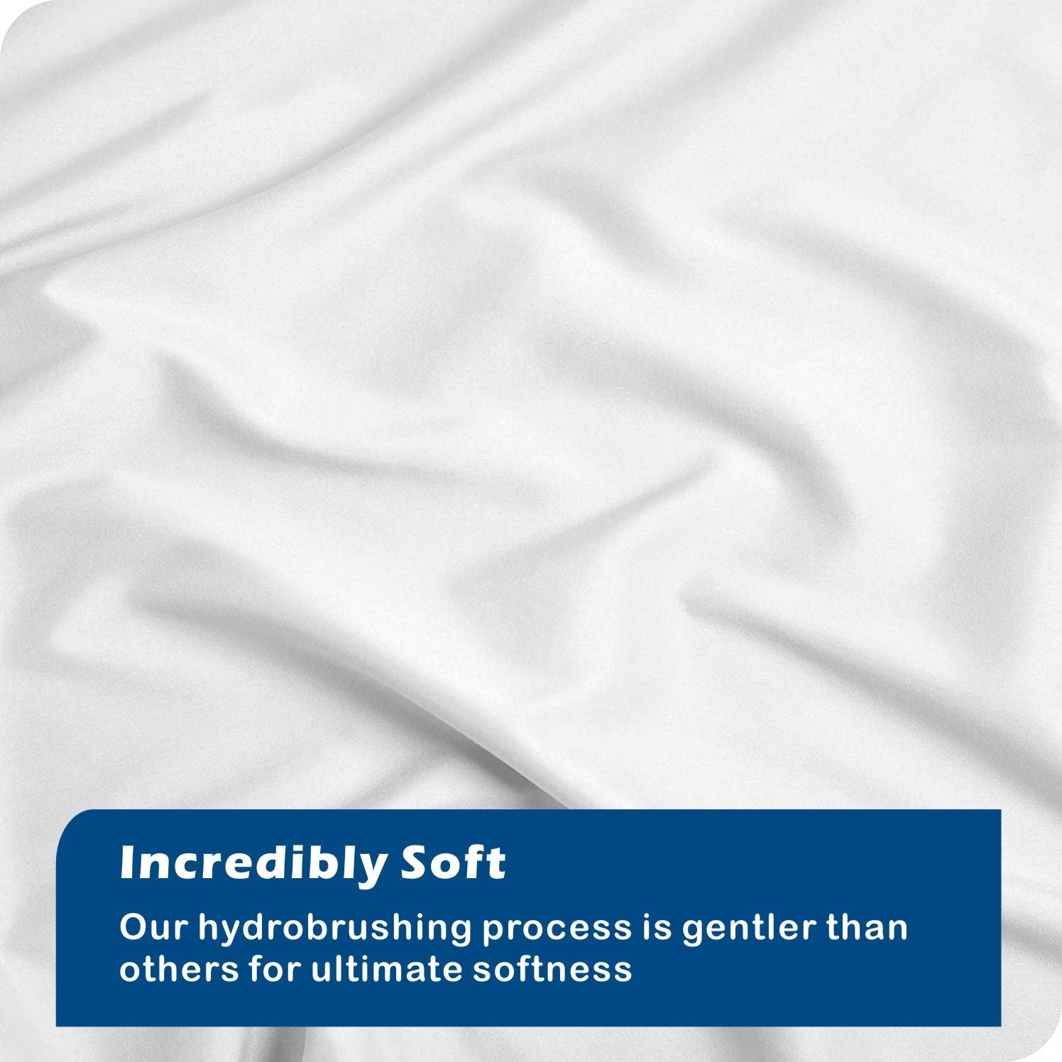 2000TC Microfibre Zipper Quilt Cover Set - 3 Piece, White, King