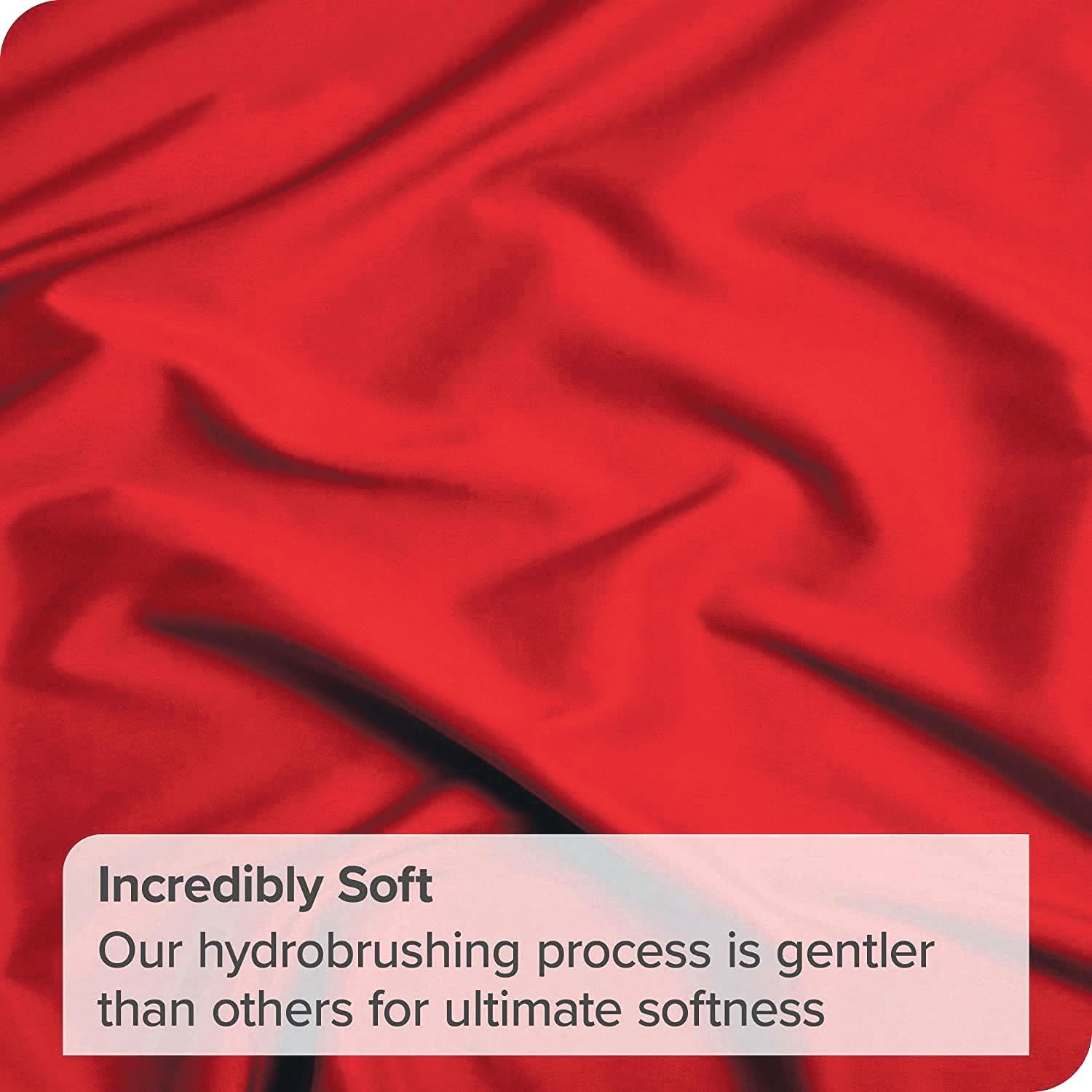 3 Piece 2000TC Microfibre 40cm Deep Pocket Fitted Sheet Set with Pillowcases - Red King