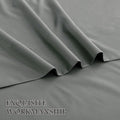2000TC Microfibre Deep Pocket Bed Sheet Set - 4 Piece, Grey, King